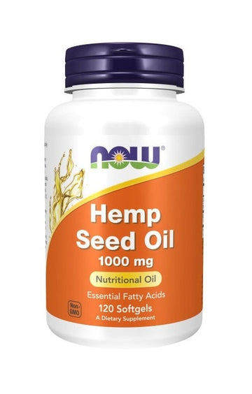 Hemp Seed Oil 1000mg 120 softgels Now Foods | Megapump